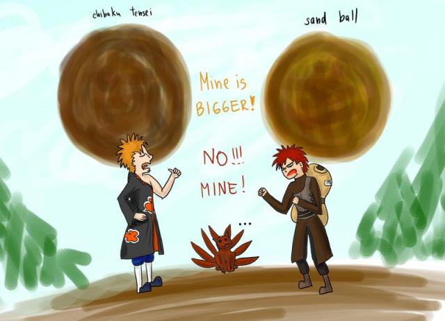 Naruto ch. 439: Pein vs. Gaara